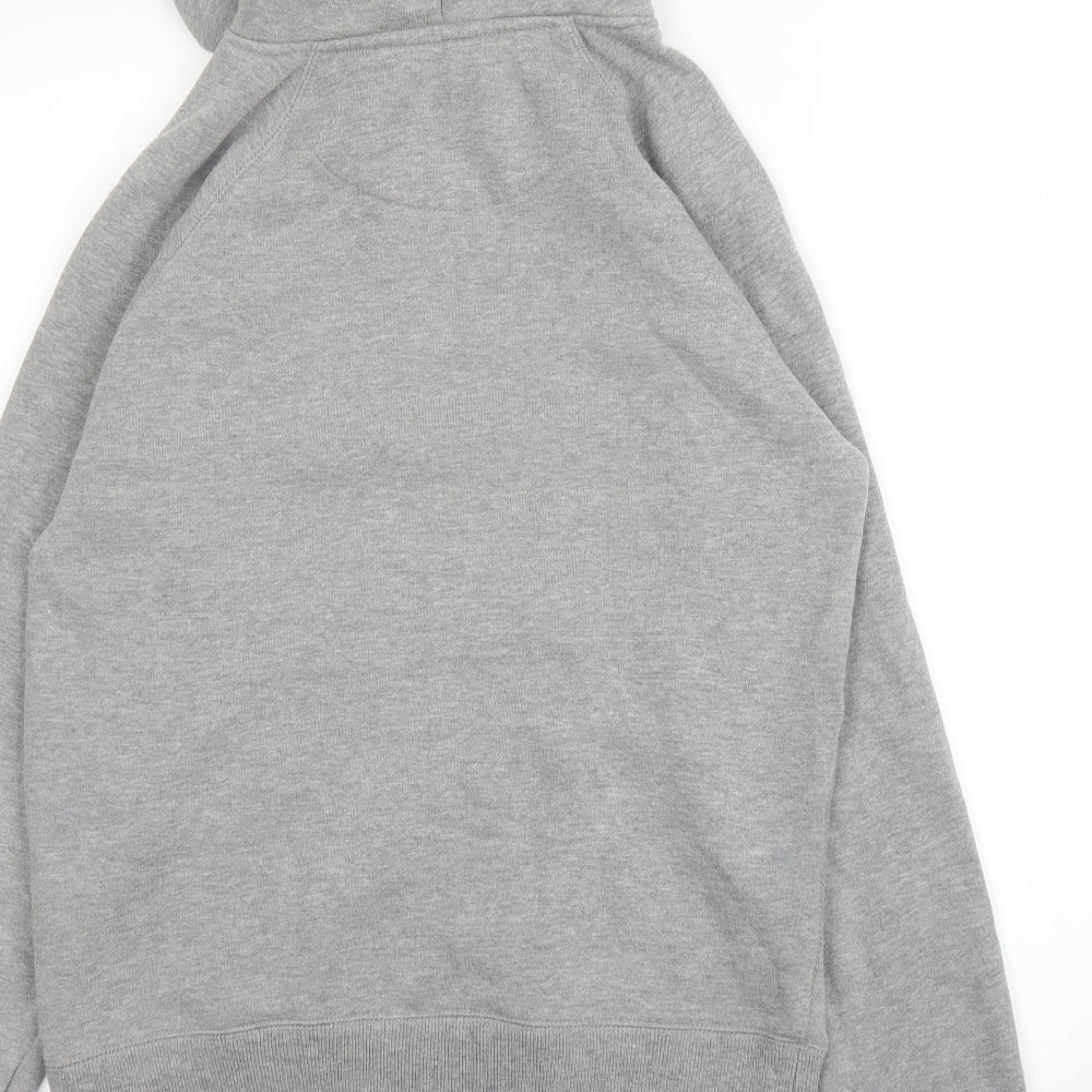 Bunty & Co Girls Grey Cotton Pullover Hoodie Size L