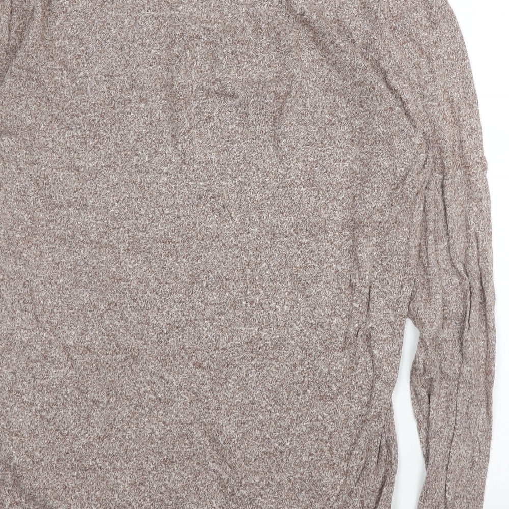 ASOS Mens Purple Round Neck Cotton Pullover Jumper Size L