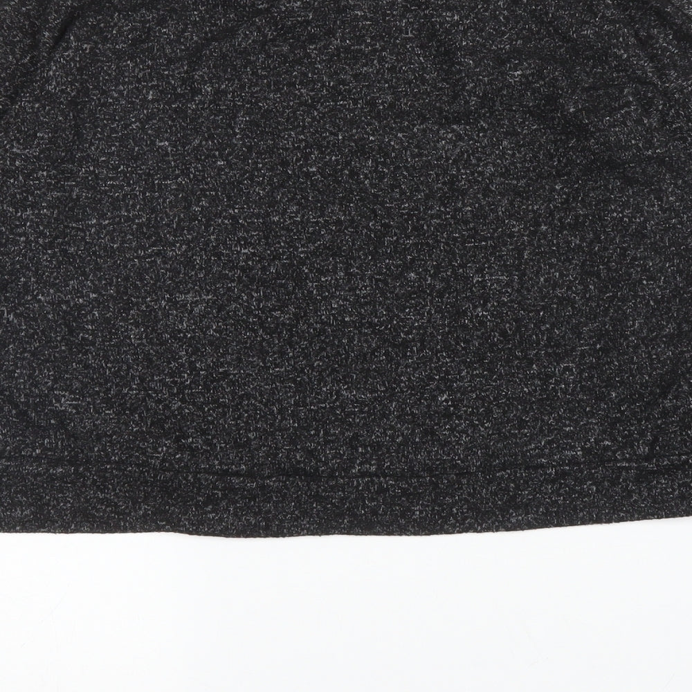 New Look Girls Grey Round Neck Viscose Pullover Jumper Size 12 Years