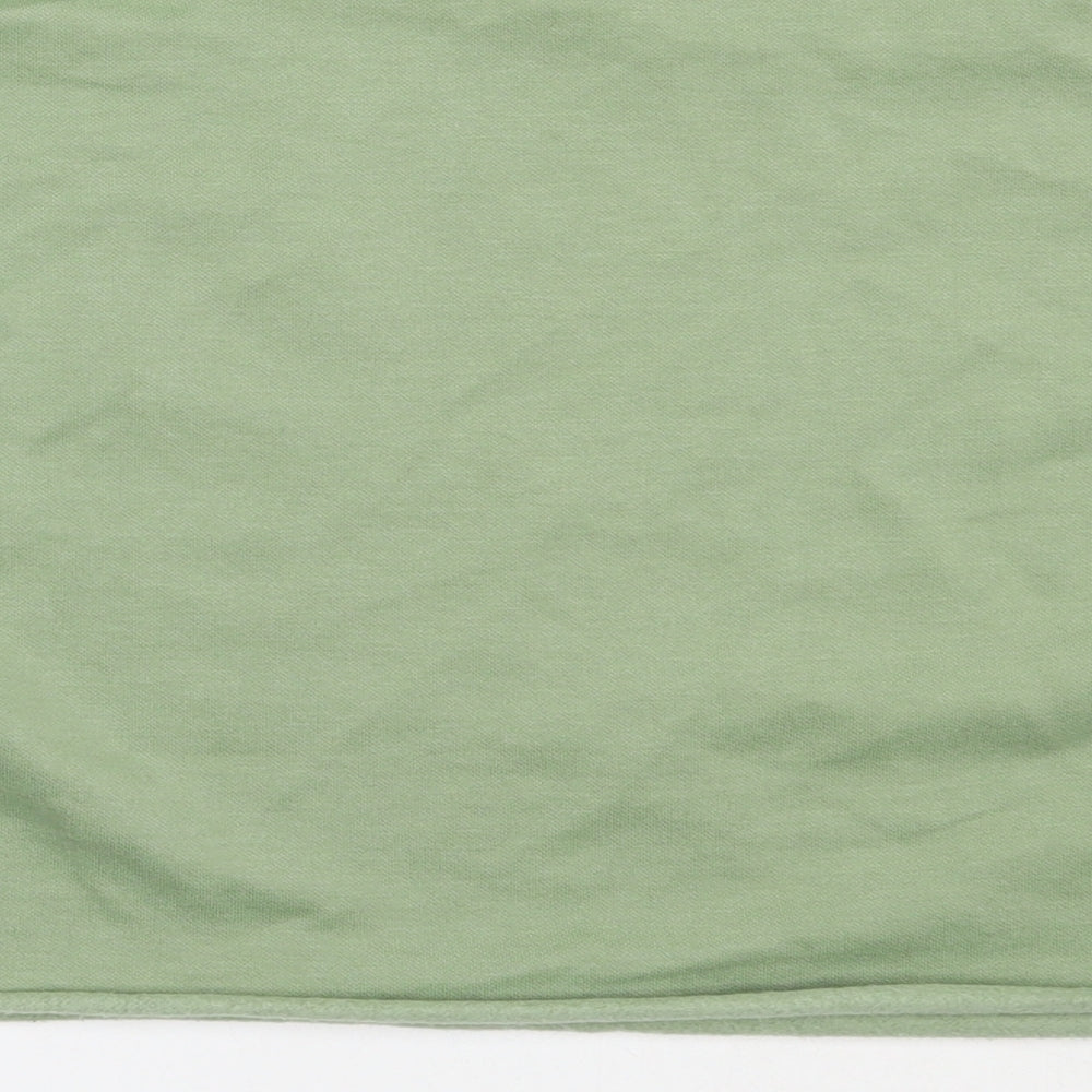 Primark Womens Green Cotton Pullover Sweatshirt Size XS