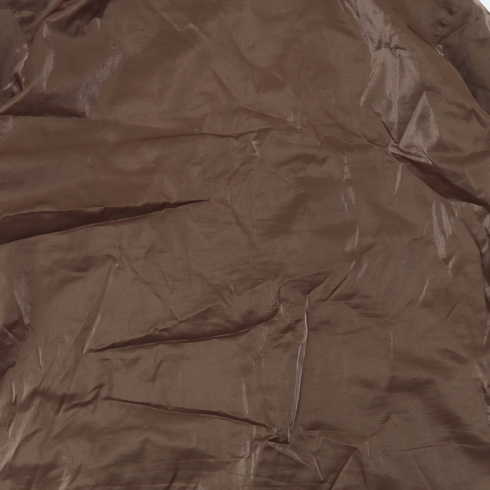 Bonmarché Womens Brown Jacket Size M Zip