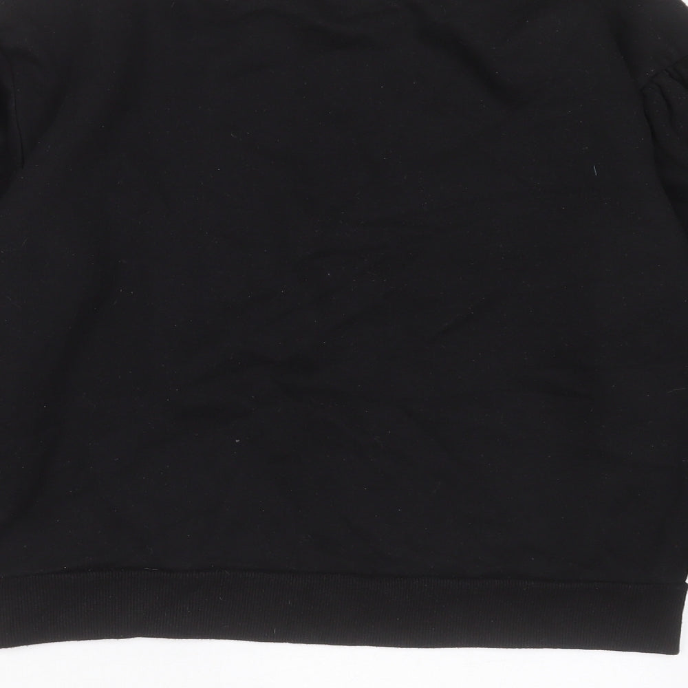 Primark Womens Black Polyester Pullover Sweatshirt Size XS