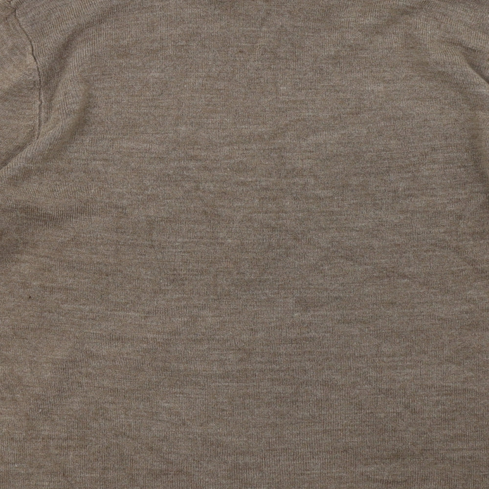 Matalan Womens Brown Acrylic Pullover Sweatshirt Size 16 Pullover