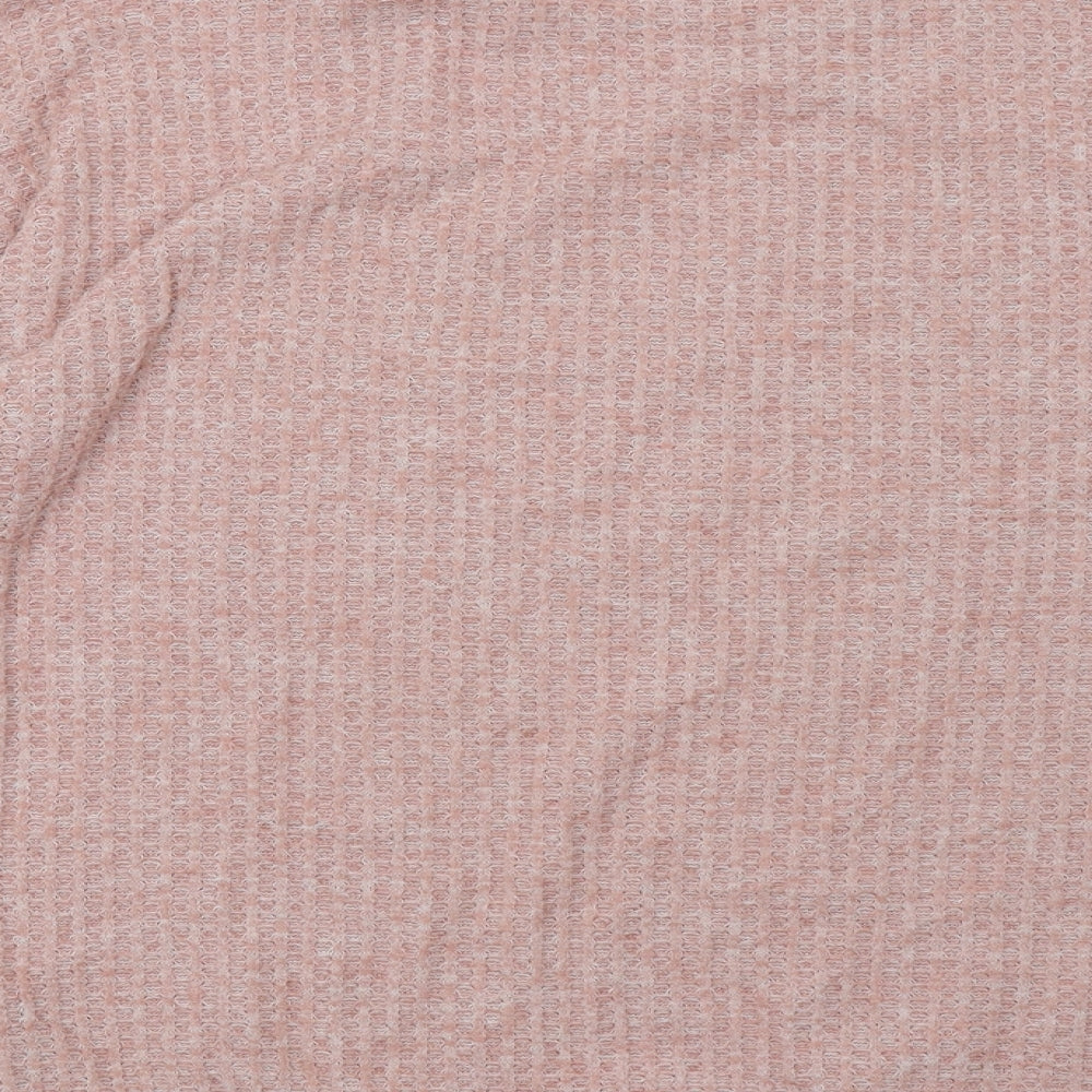 George Womens Pink Polyester Pullover Sweatshirt Size S Pullover