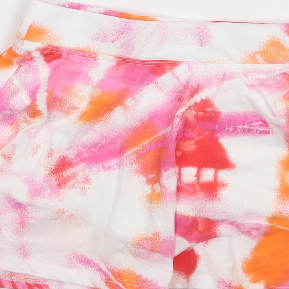 Place Girls Multicoloured Tie Dye Polyester Flare Skort Size S Regular Pull On