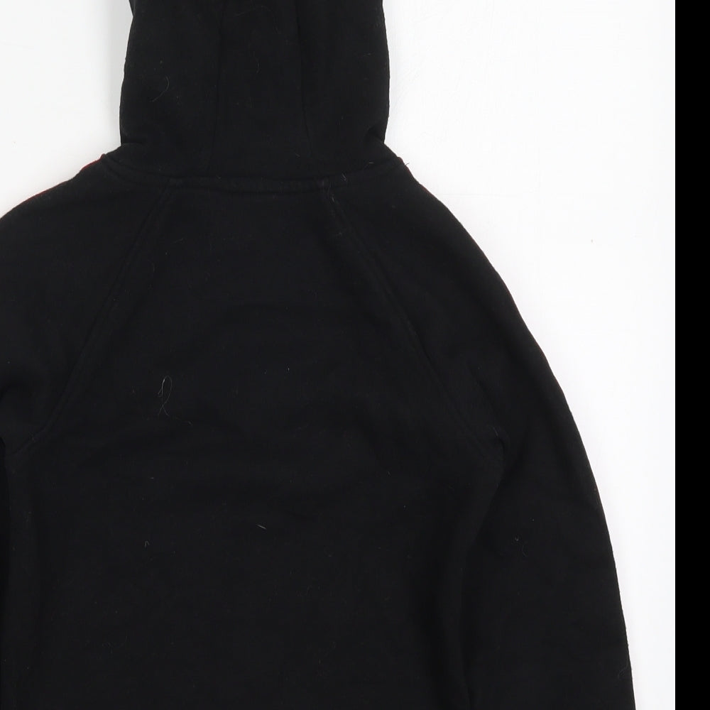 Matalan Boys Black Cotton Pullover Hoodie Size 7 Years Pullover - Play The Game