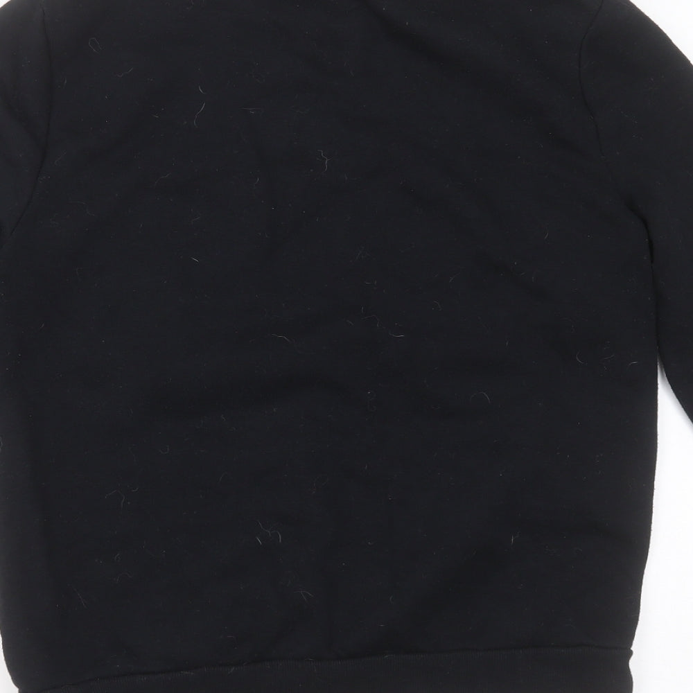 Primark Womens Black Cotton Pullover Sweatshirt Size 2XS - hogwarts