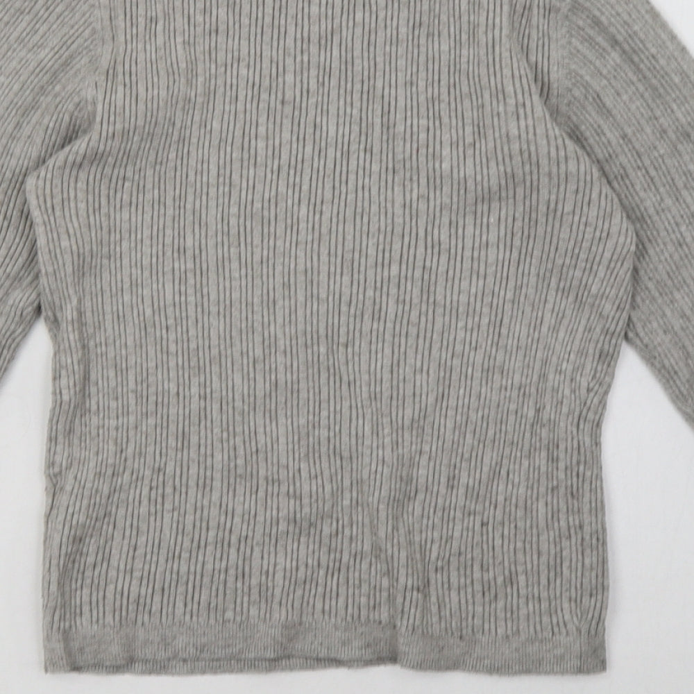 ASOS Womens Grey Polyester Pullover Sweatshirt Size 8 Pullover