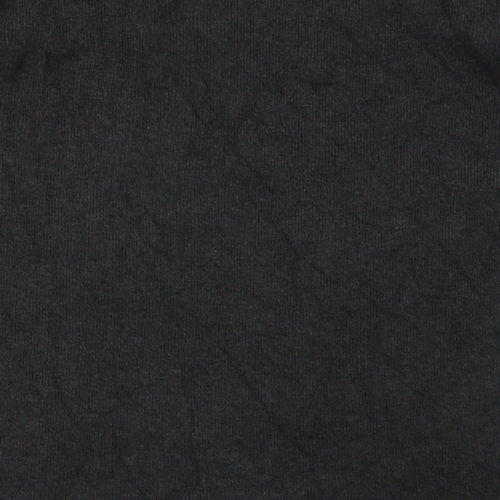 Warehouse Womens Grey Viscose Pullover Sweatshirt Size 6 Pullover