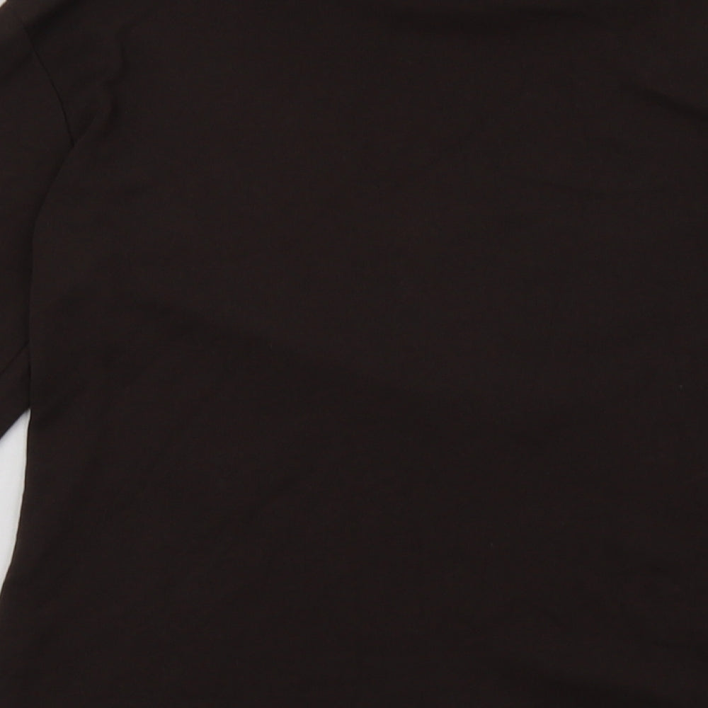 Matalan Womens Brown Cotton Pullover Sweatshirt Size 12 Pullover