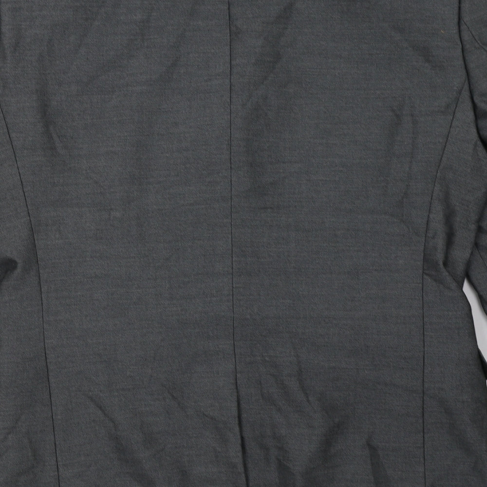 NEXT Mens Grey Polyester Jacket Blazer Size 38