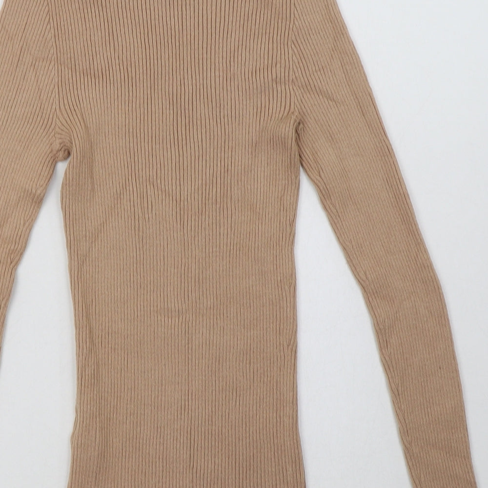 Primark Womens Beige Polyester Pullover Sweatshirt Size 10 Pullover