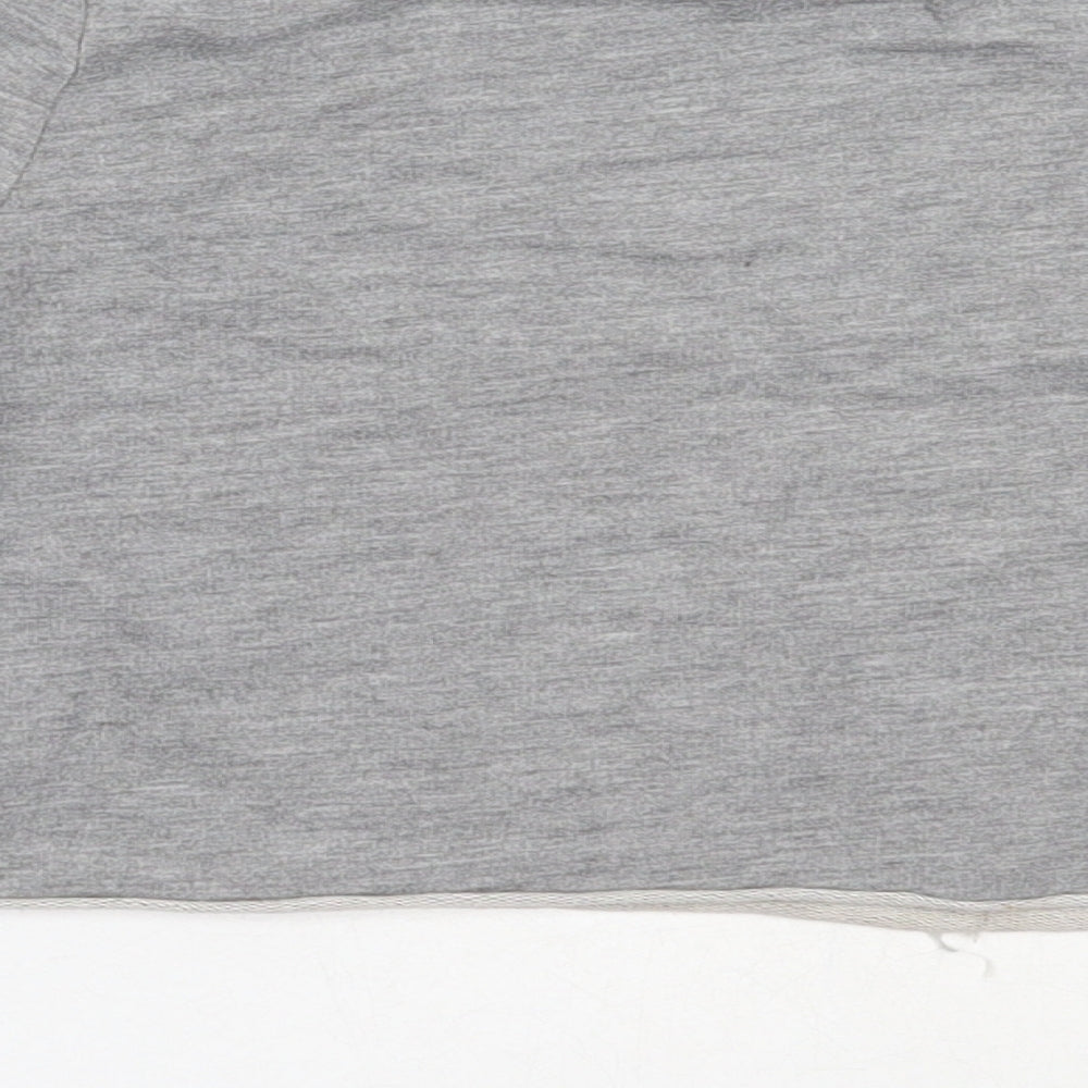 Matalan Girls Grey Cotton Pullover Sweatshirt Size 9 Years