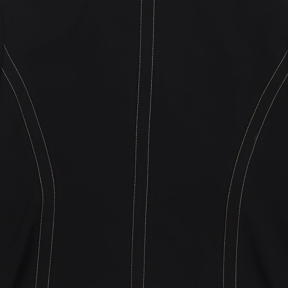 Taifun Womens Black Jacket Size 14 Zip