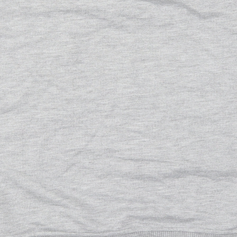 ASOS Womens Grey Cotton Pullover Sweatshirt Size 8 Pullover
