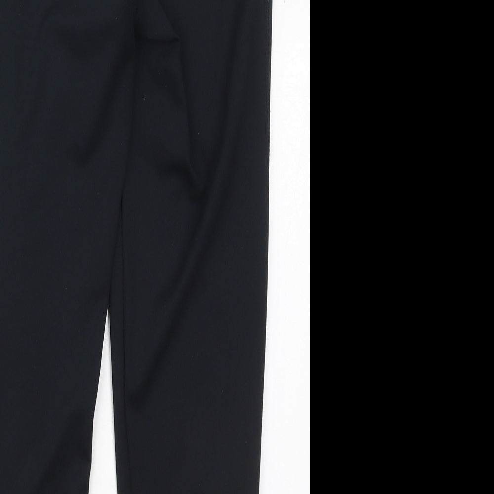 F&F Womens Black Polyester Cropped Leggings Size 6 L18 in Regular