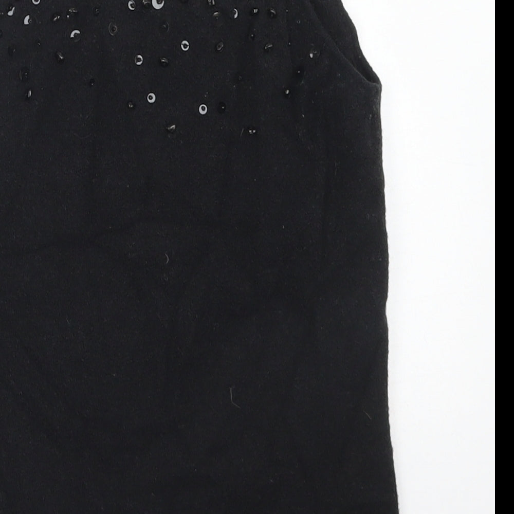 Fenn Wright Manson Womens Grey Wool Cropped Tank Size S Square Neck