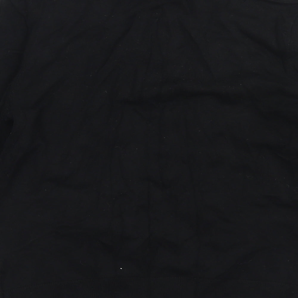 Precis Womens Black Crew Neck Viscose Pullover Jumper Size S