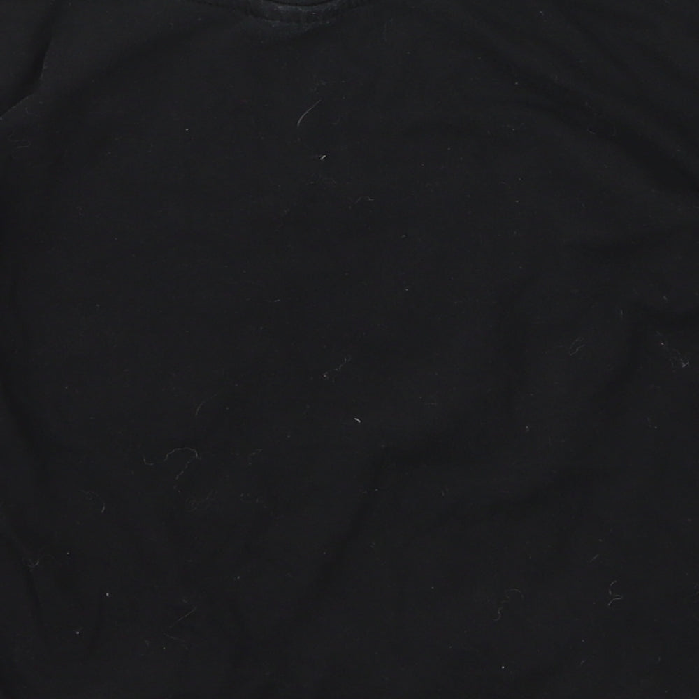 B&C Boys Black Cotton Basic T-Shirt Size 5 Years Round Neck