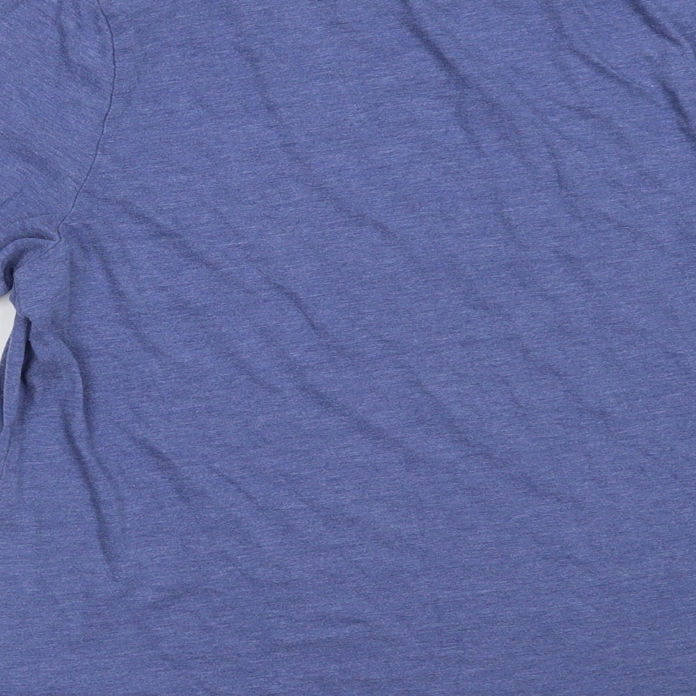 ASOS Mens Blue Cotton T-Shirt Size M Round Neck