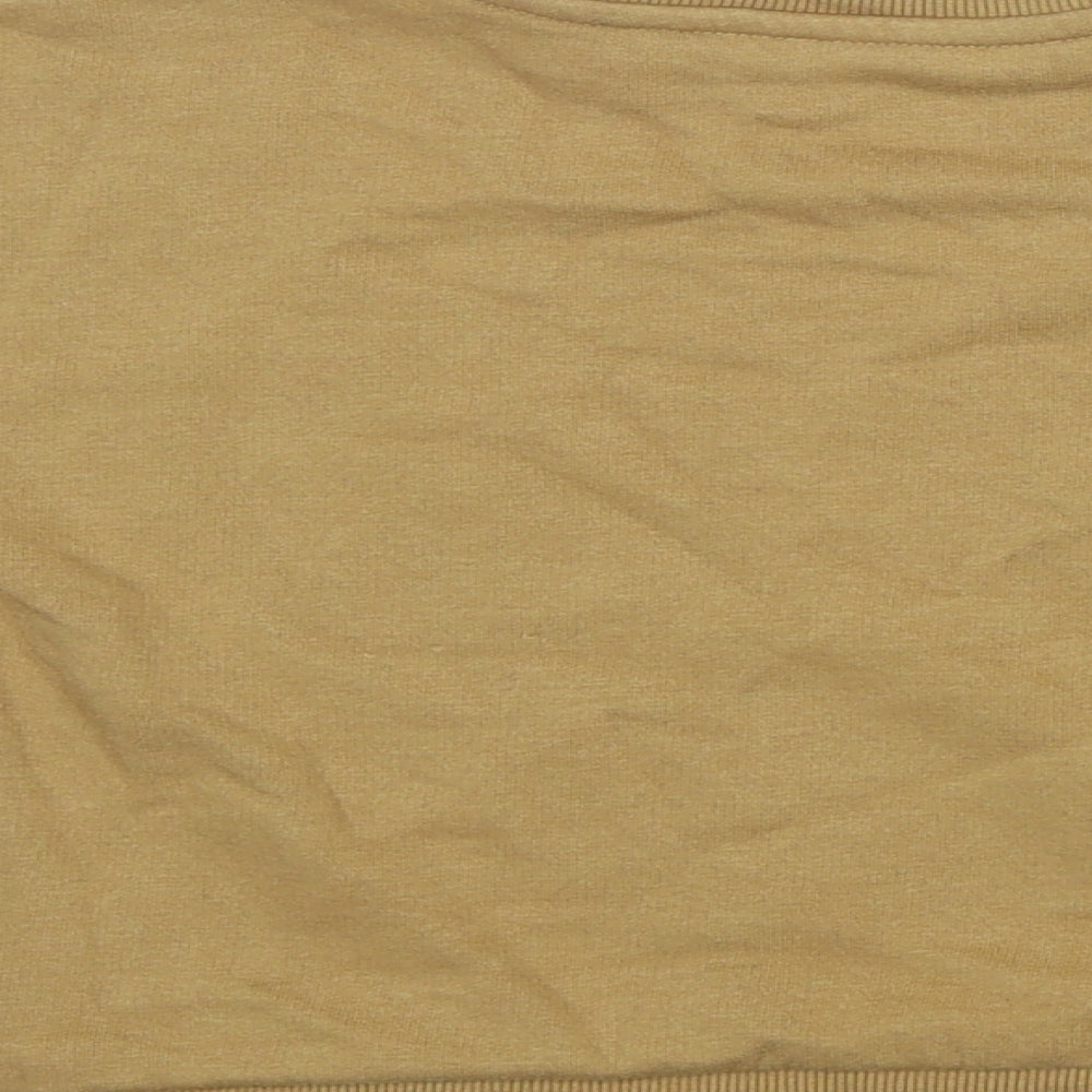 Preworn Boys Brown Polyester Pullover Hoodie Size 2-3 Years - Soft