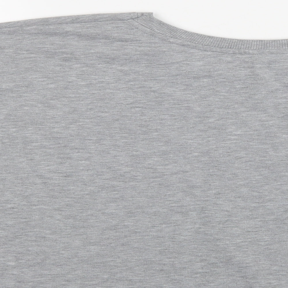 Primark Womens Grey Cotton Pullover Sweatshirt Size L - Paris