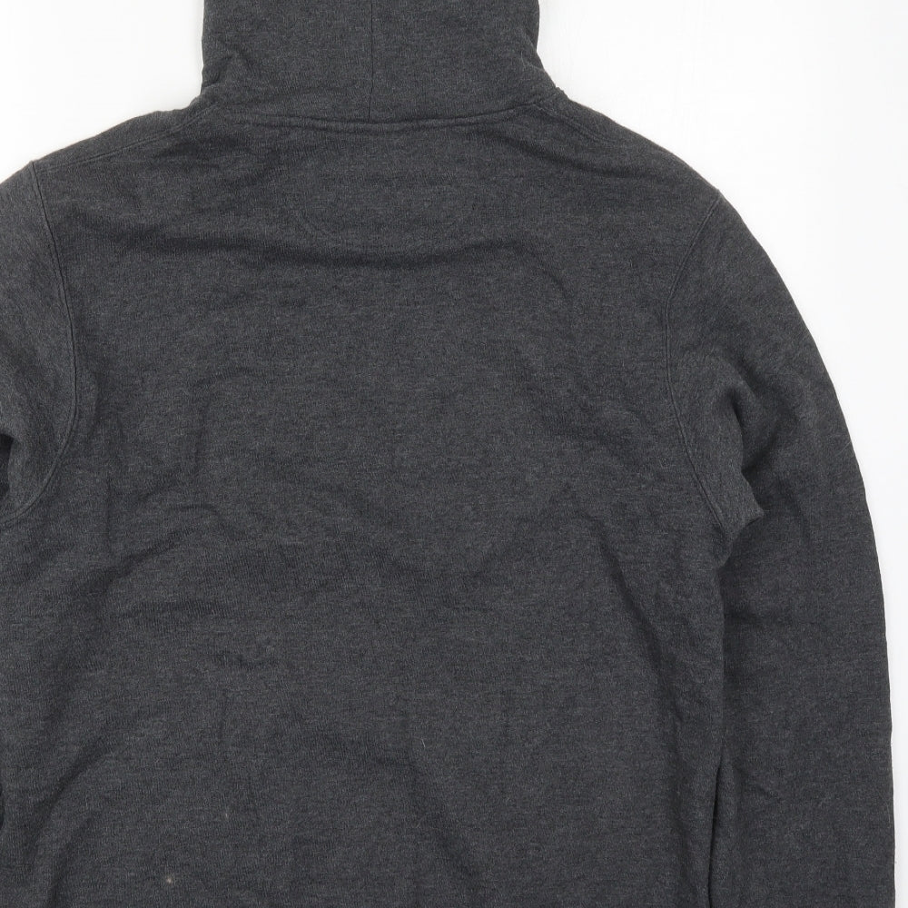 Port & Company Womens Grey Polyester Pullover Hoodie Size M Pullover - Cavalier Mom