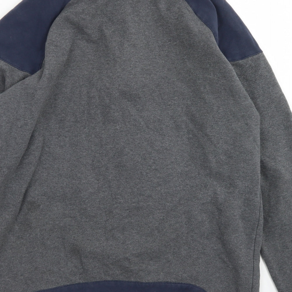 MF Official Mens Grey Camouflage Polyester Pullover Sweatshirt Size S