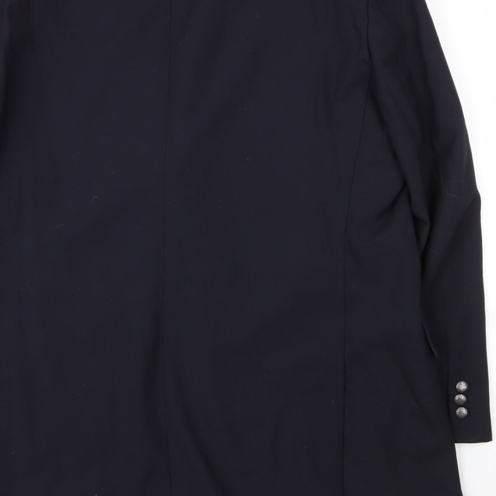 Skopes Mens Blue Wool Jacket Suit Jacket Size 46