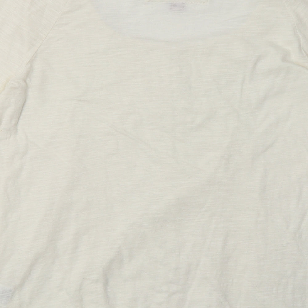 Matalan Womens Beige Cotton Pullover Sweatshirt Size 16 Pullover