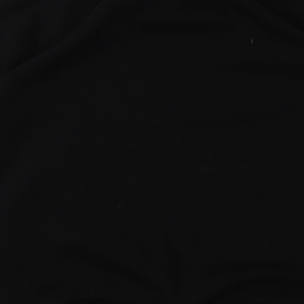 Alexandra Mens Black Polyester Pullover Sweatshirt Size M