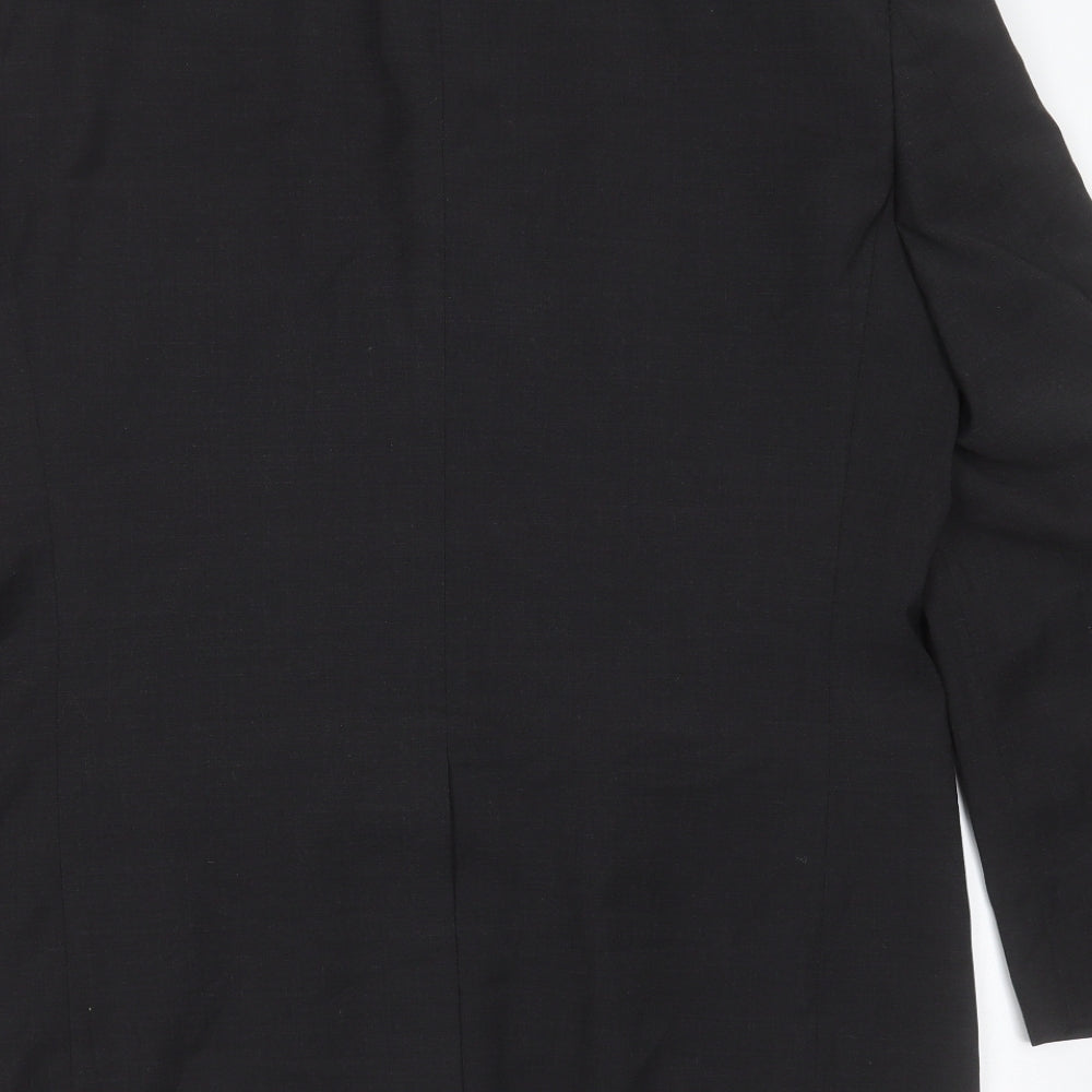 Brook Taverner Mens Grey Polyester Jacket Suit Jacket Size 40