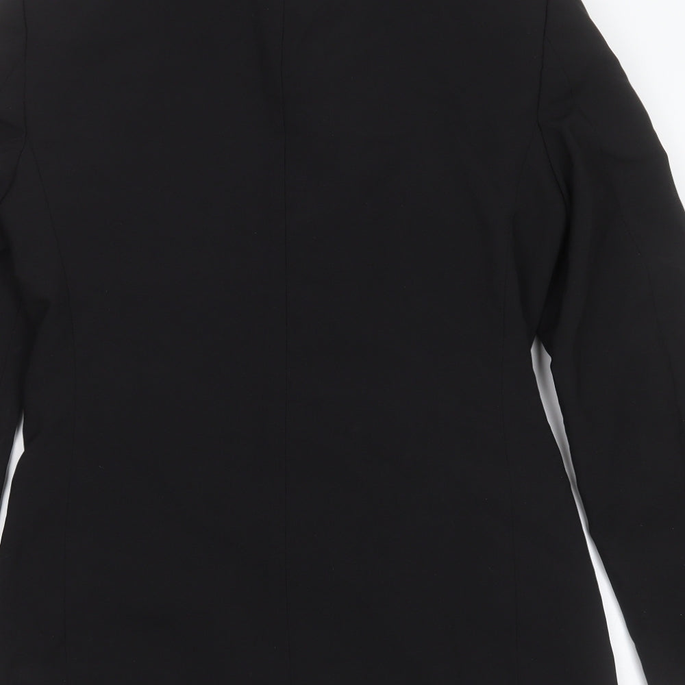 F&F Mens Black Polyester Jacket Suit Jacket Size 36