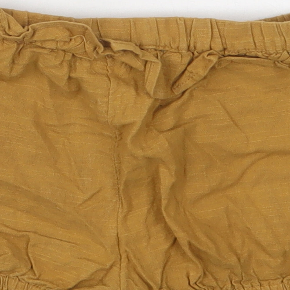 TU Baby Beige Cotton Cropped Trousers Size 12-18 Months