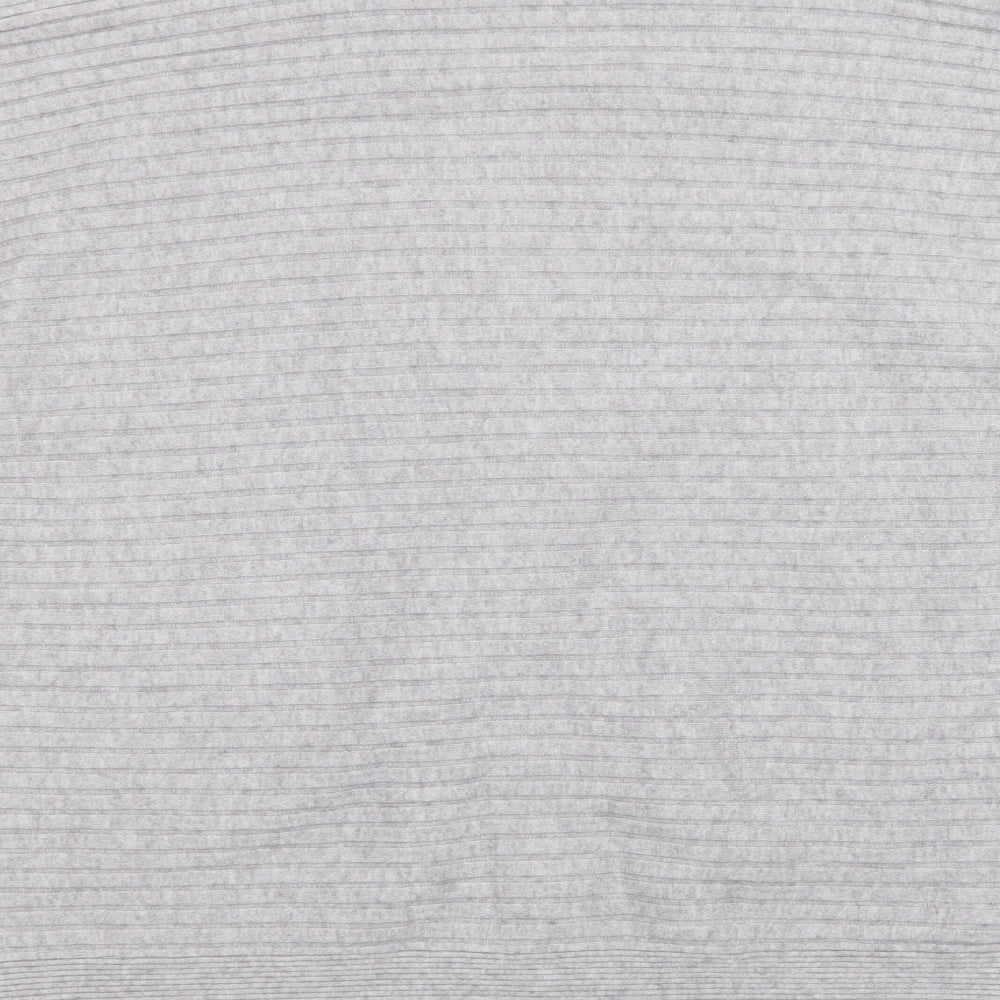 River Is Womens Grey V-Neck Viscose Pullover Jumper Size M