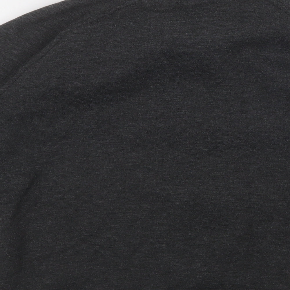LA Gear Womens Grey Polyester Full Zip Sweatshirt Size 10 Zip