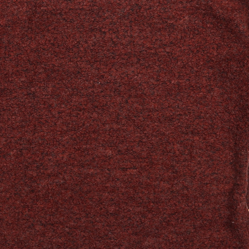NEXT Womens Brown Round Neck Polyester Pullover Jumper Size 8