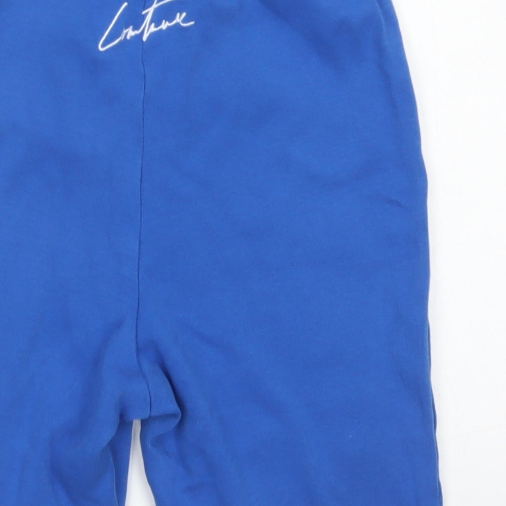 Couture Womens Blue Cotton Biker Shorts Size XS L5 in Regular