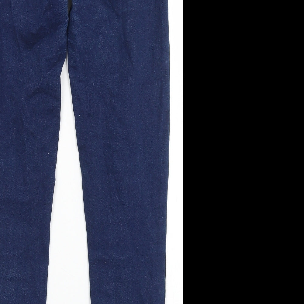 Select Womens Blue Cotton Jegging Jeans Size 8 L27 in Regular