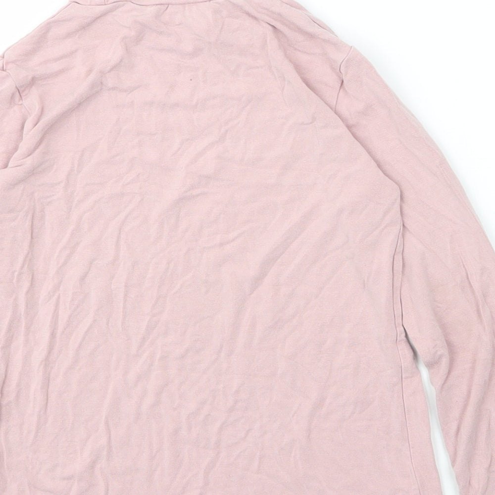 Mayoral Girls Pink Cotton Basic Blouse Size 5 Years Round Neck