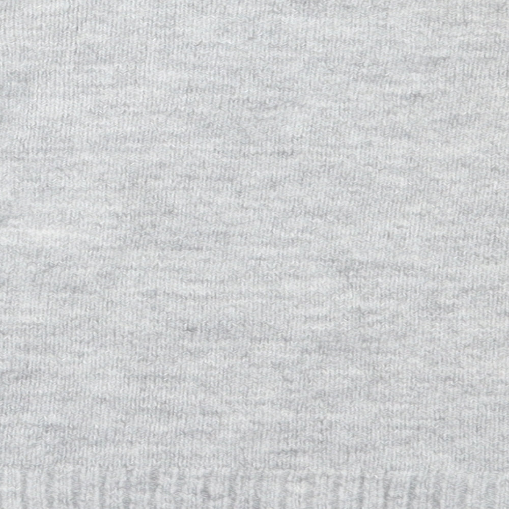Matalan Girls Grey Round Neck Acrylic Pullover Jumper Size 10 Years