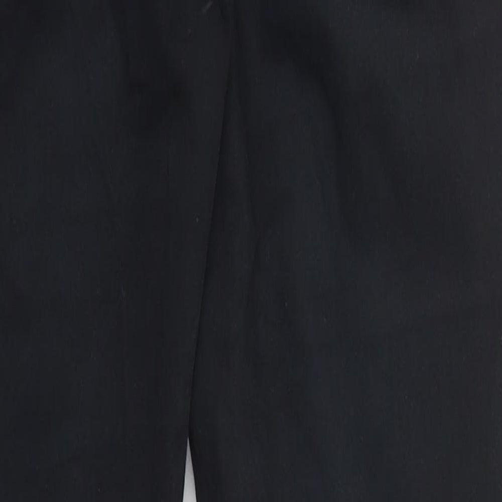 Topshop Womens Black Cotton Skinny Jeans Size 26 in L27 in Regular Button