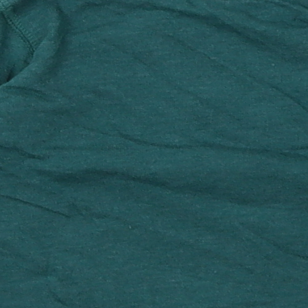 F&F Boys Green Cotton Basic Casual Size 3-6 Months Crew Neck Buckle - life in the big city