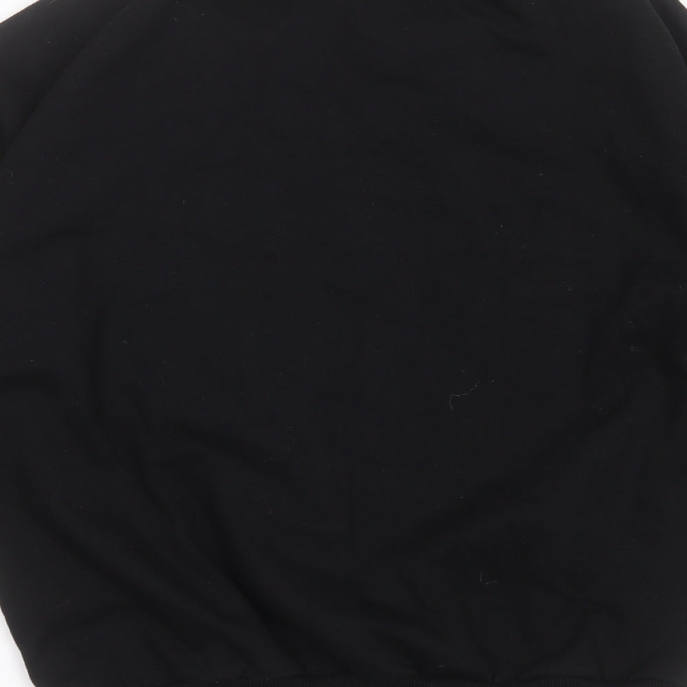 MINGA Womens Black Cotton Pullover Sweatshirt Size M - on Wednesdays we wear pink
