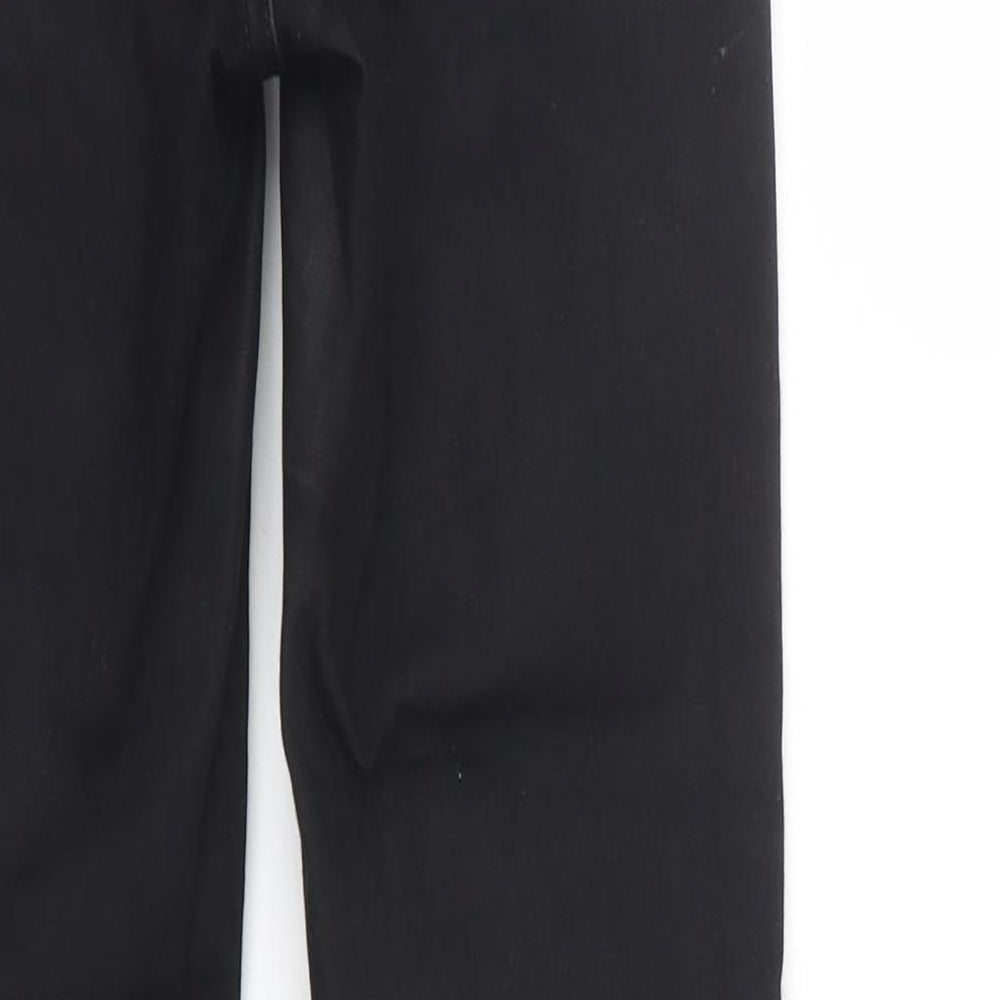 New Look Womens Black Cotton Jegging Jeans Size 6 L29 in Regular Button