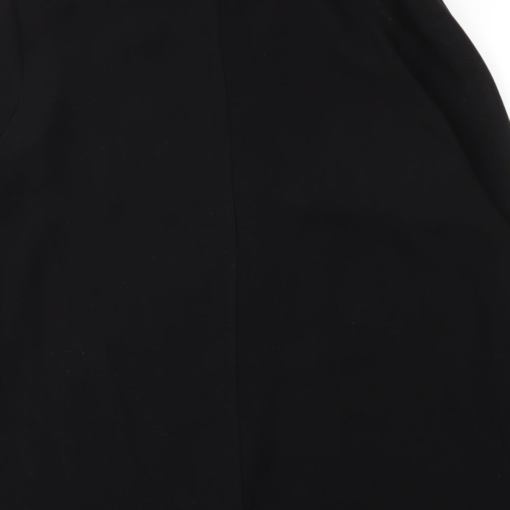 House of Fraser Womens Black Polyester Jacket Blazer Size XL
