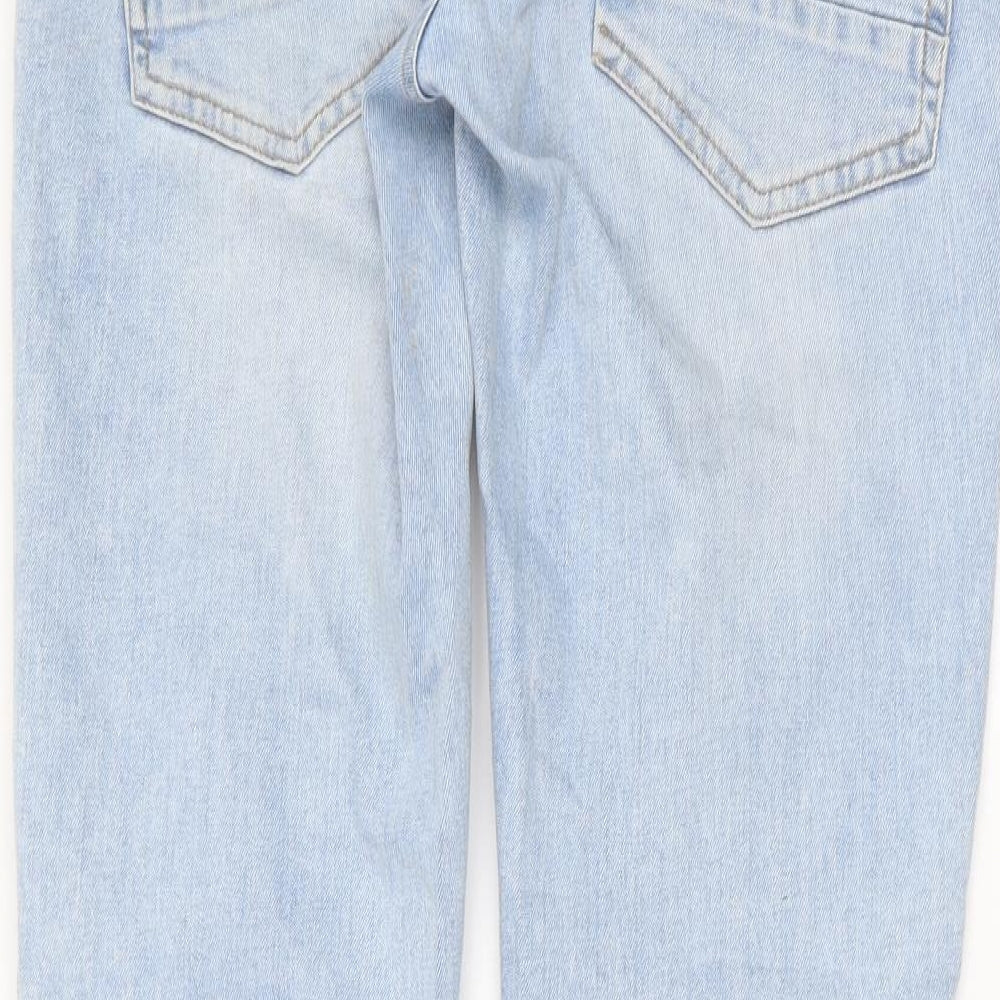 Burton Mens Blue Cotton Skinny Jeans Size 32 in L32 in Regular Zip