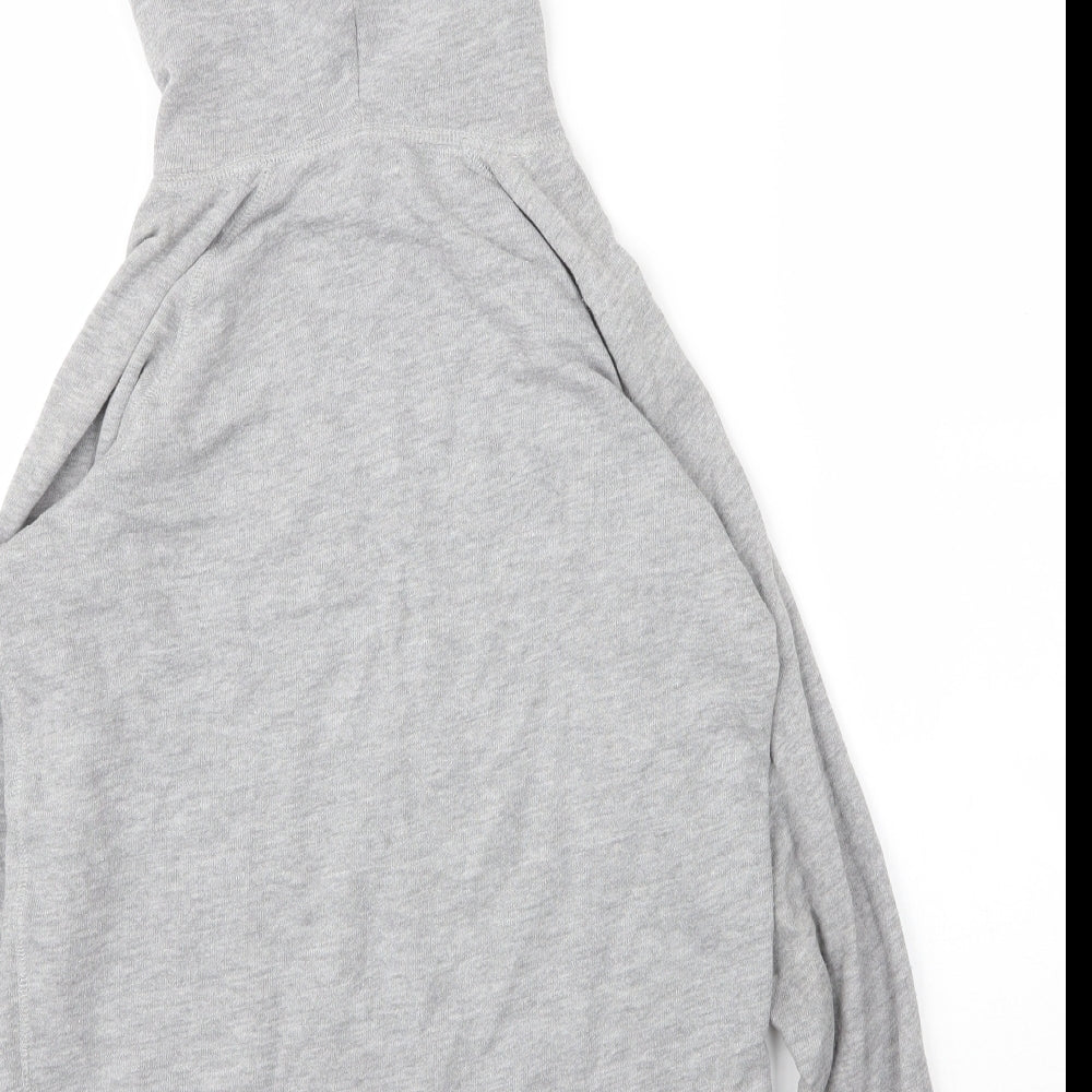 Jack Wills Womens Grey Cotton Pullover Hoodie Size 6