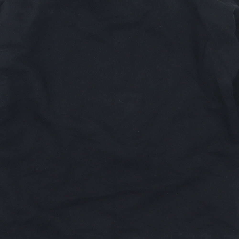 TU Girls Black Cotton Pullover Sweatshirt Size 10 Years