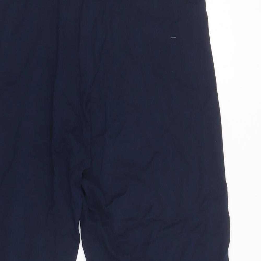 Marks & Spencer Womens Blue Viscose Chino Leggings Size 10 L21 in